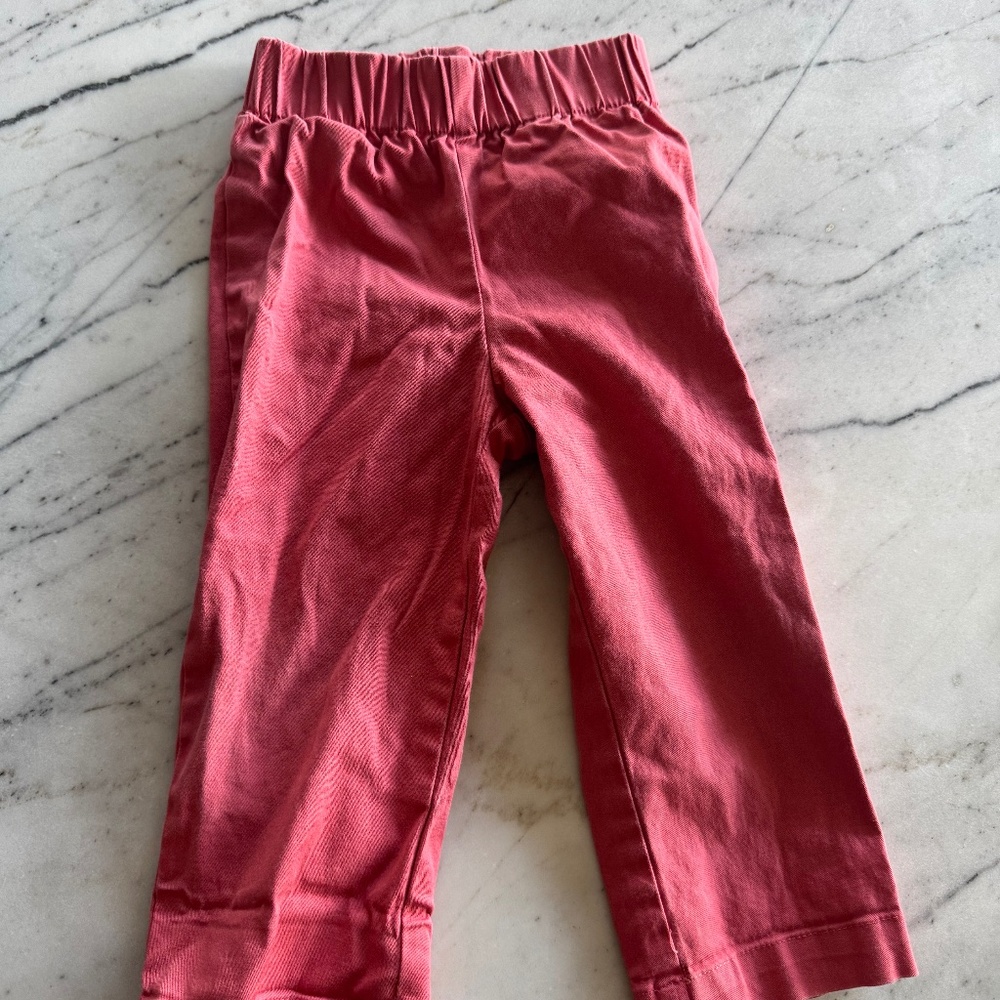 Classic Prep 12-18mo boys Myles pants in mineral red